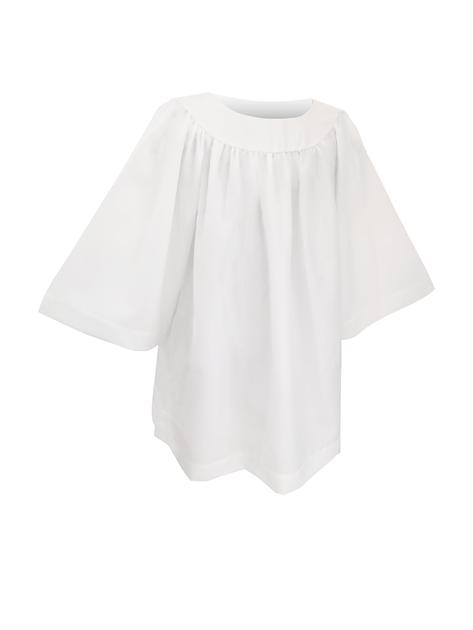 Classic Round Neckline Choir Surplice - Church Choir Robes - ChoirBuy