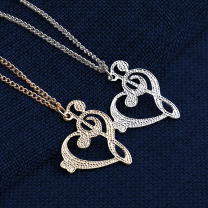 Music Note Pendant & Necklace - Church Choir Robes - ChoirBuy