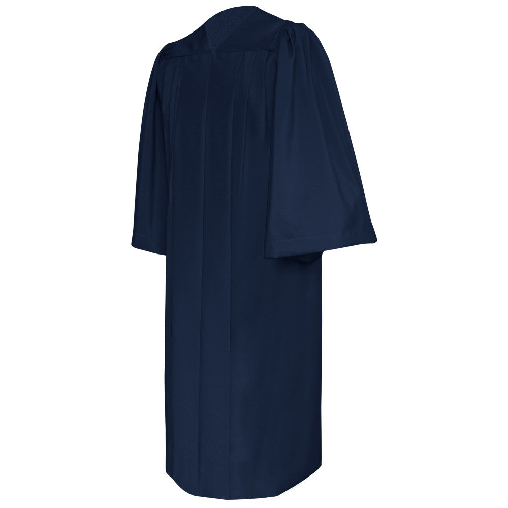 Deluxe Navy Blue Choir Robe - Church Choir Robes - ChoirBuy