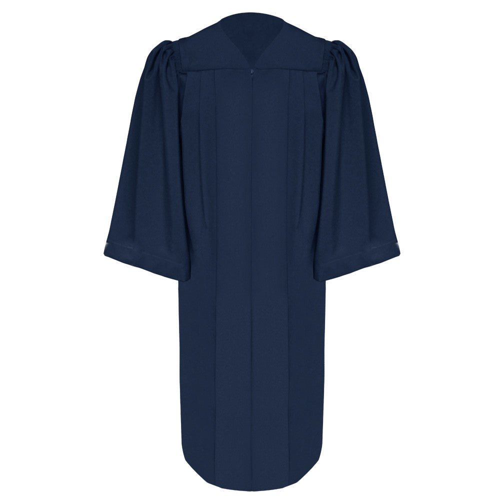 Deluxe Navy Blue Choir Robe - Church Choir Robes - ChoirBuy