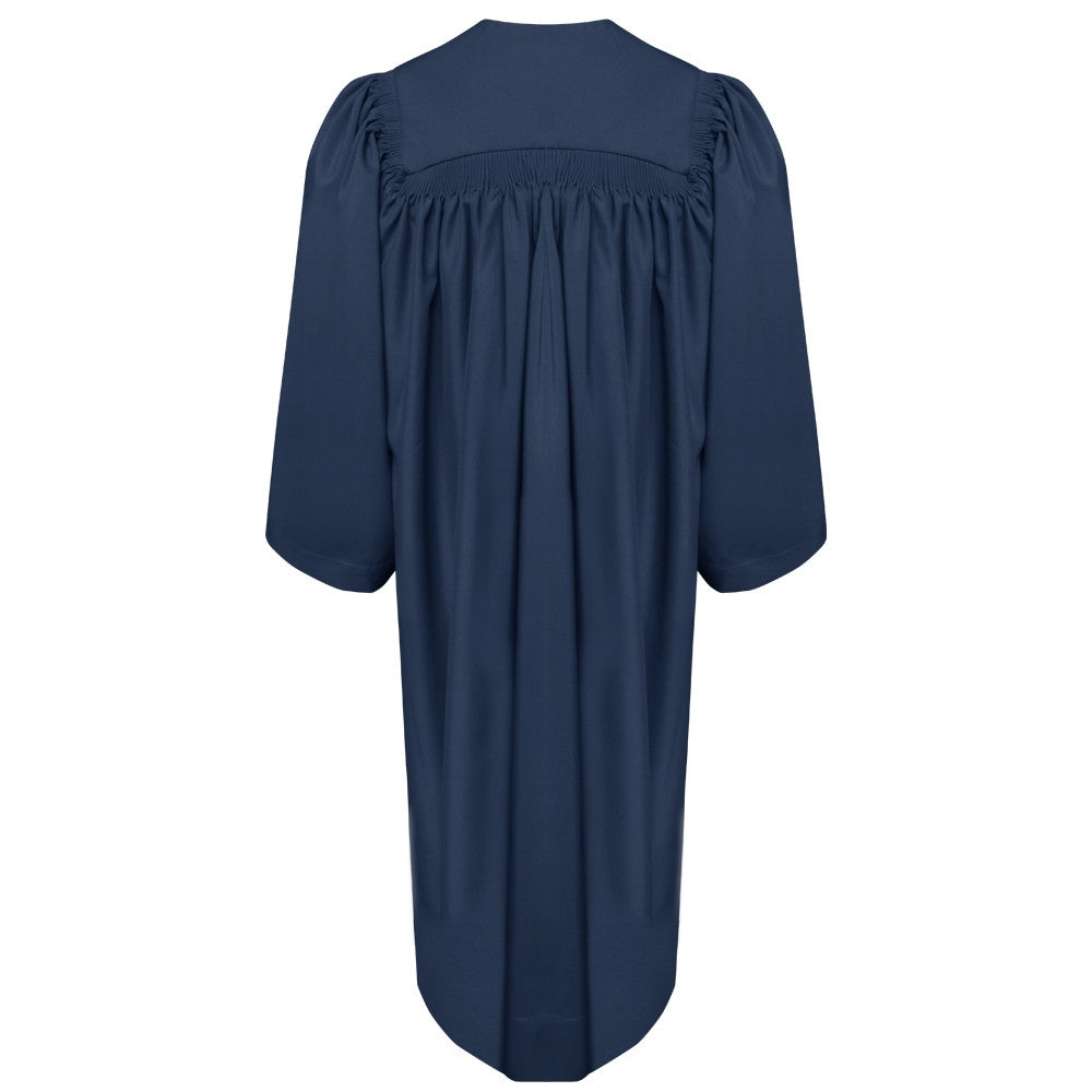 Deluxe Navy Blue Choir Robe - Church Choir Robes - ChoirBuy