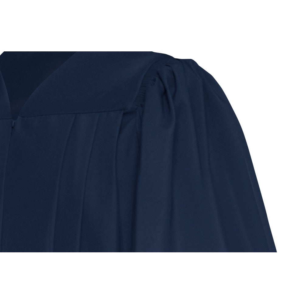 Deluxe Navy Blue Choir Robe - Church Choir Robes - ChoirBuy