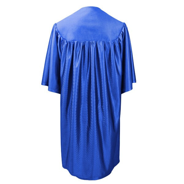 Child's Shiny Royal Blue Choir Robe - Church Choir Robes - ChoirBuy