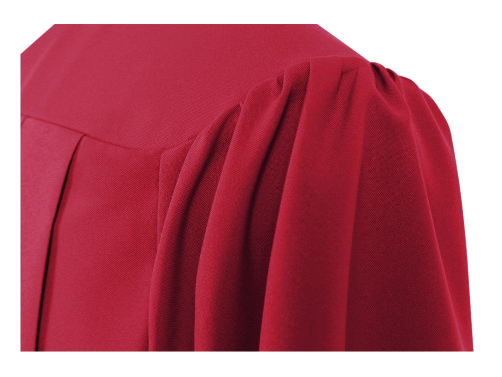 Matte Red Choir Robe - Church Choir Robes - ChoirBuy