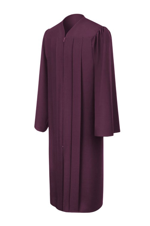 Matte Maroon Choir Robe - Church Choir Robes - ChoirBuy