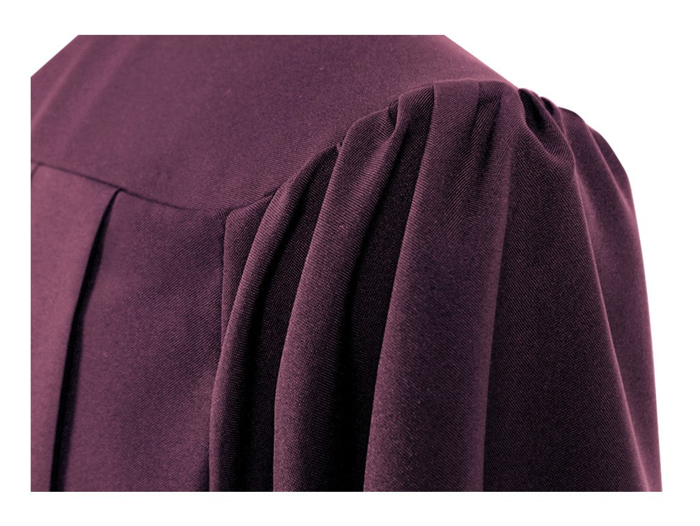 Matte Maroon Choir Robe - Church Choir Robes - ChoirBuy