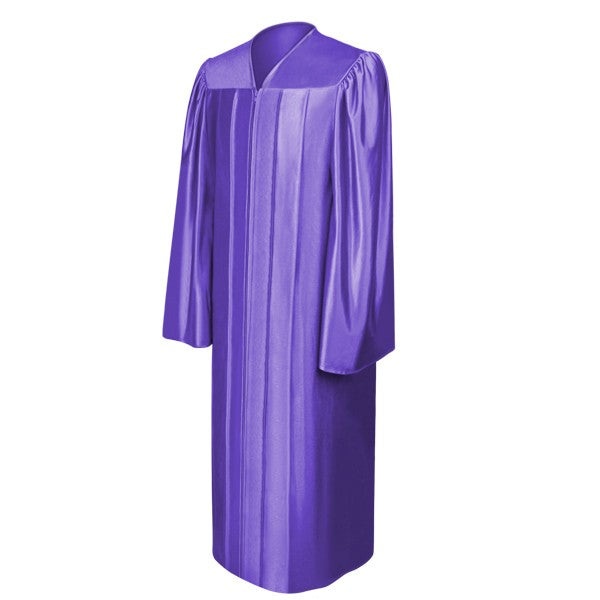 Shiny Purple Choir Robe - Church Choir Robes - ChoirBuy