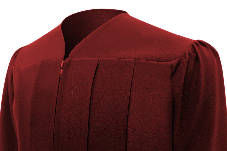 Matte Burgundy Choir Robe - Church Choir Robes - ChoirBuy