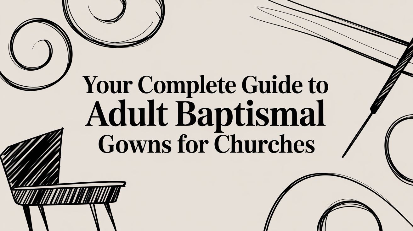 Your Complete Guide to Adult Baptismal Gowns for Churches