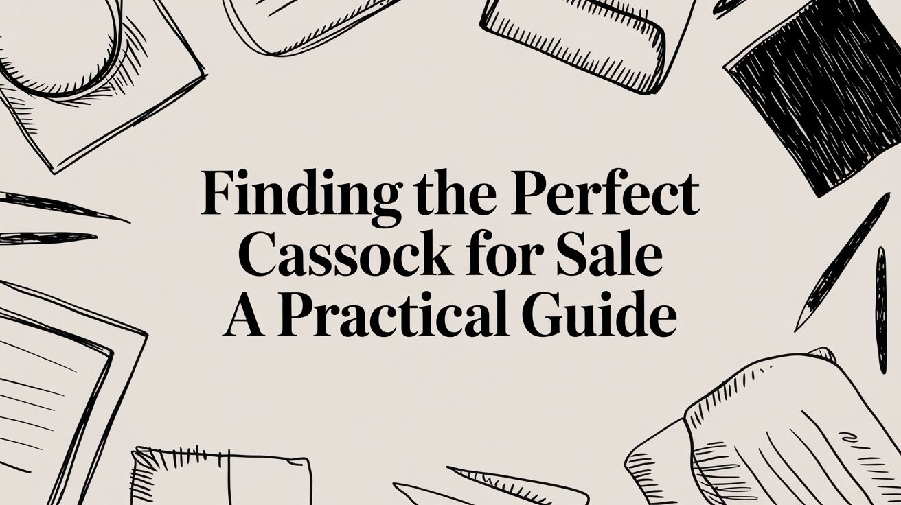 Finding the Perfect Cassock for Sale: A Practical Guide