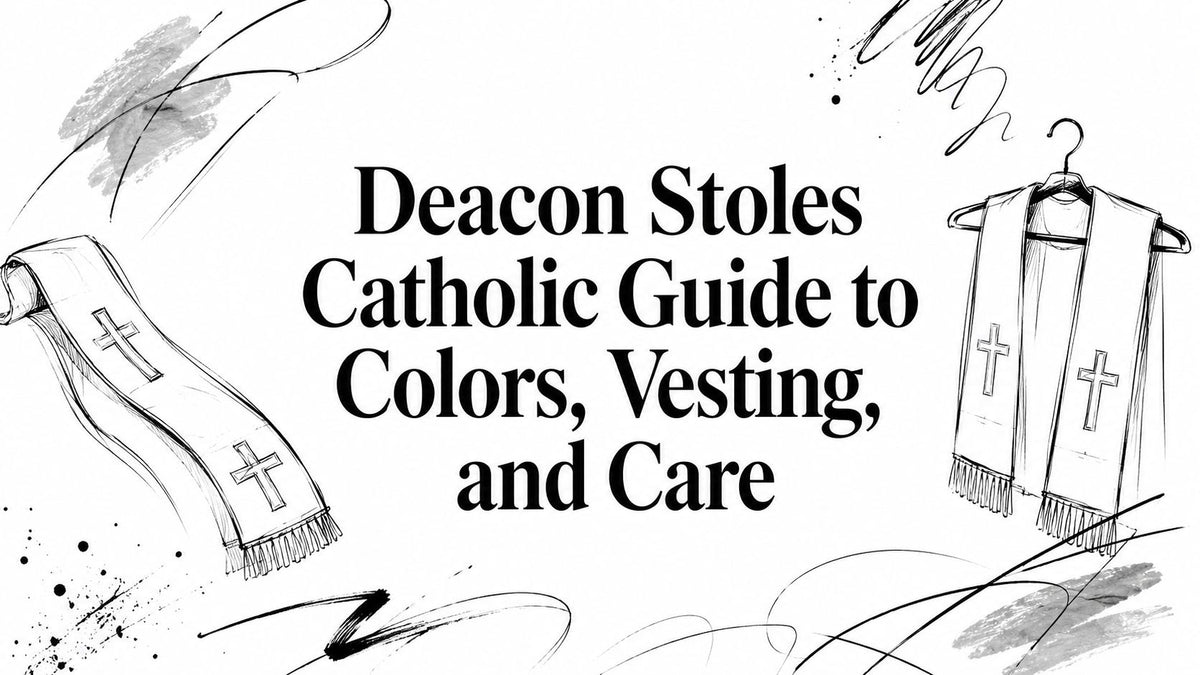 Deacon Stoles Catholic Guide to Colors, Vesting, and Care