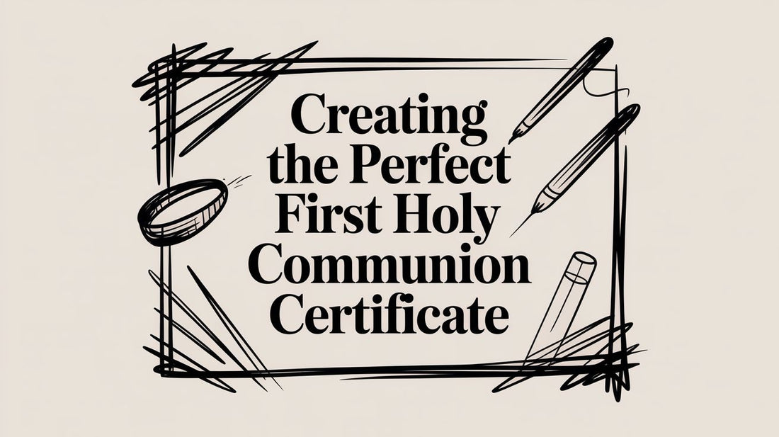 Creating the Perfect First Holy Communion Certificate