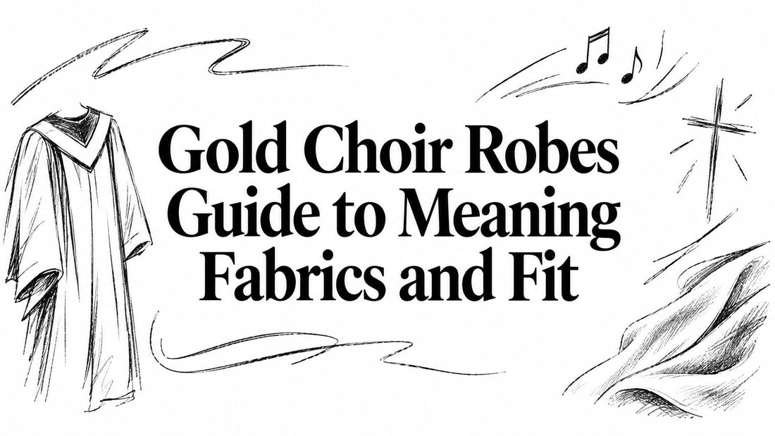 Gold Choir Robes Guide to Meaning Fabrics and Fit
