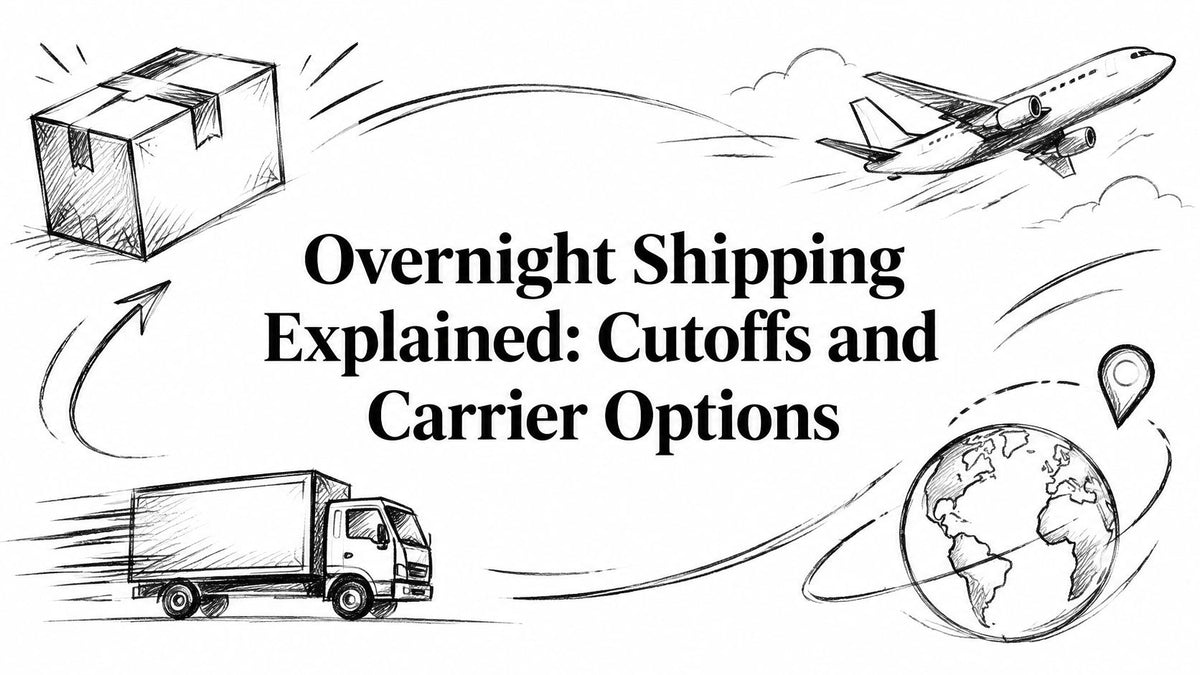 Overnight Shipping Explained: Cutoffs and Carrier Options
