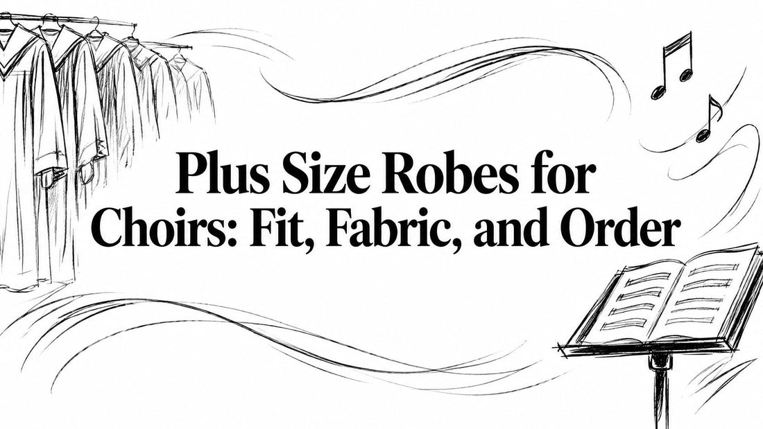 Plus Size Robes for Choirs: Fit, Fabric, and Order