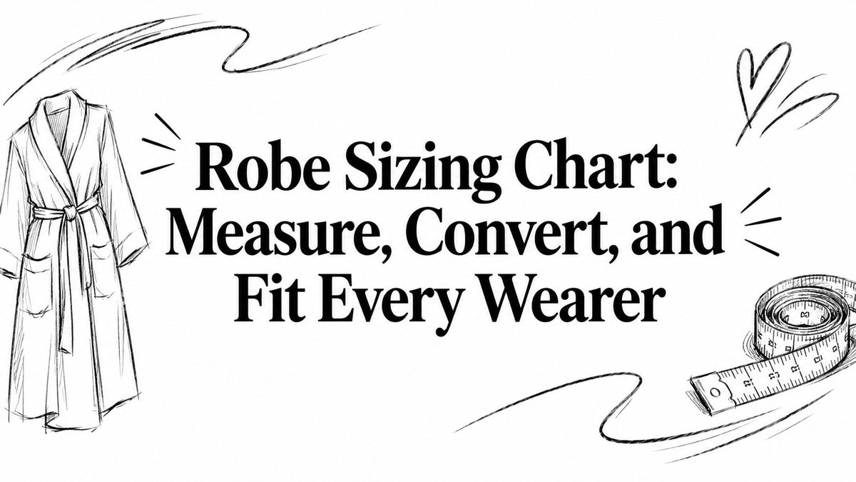 Robe Sizing Chart: Measure, Convert, and Fit Every Wearer