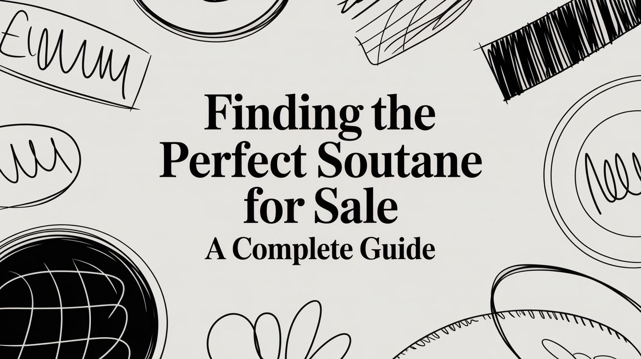 Finding the Perfect Soutane for Sale: A Complete Guide