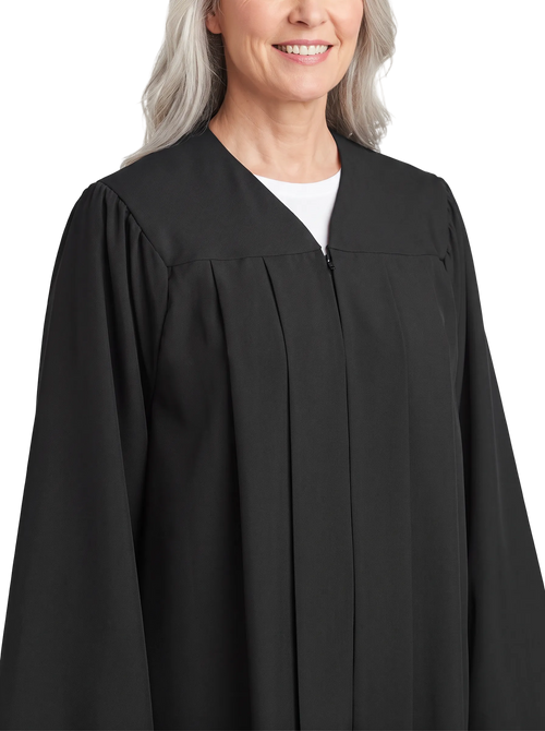 Matte Black Choir Robe - Church Choir Robes - ChoirBuy