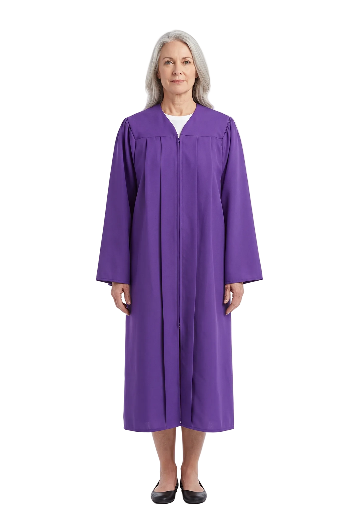 Matte Purple Choir Robe - Church Choir Robes - ChoirBuy