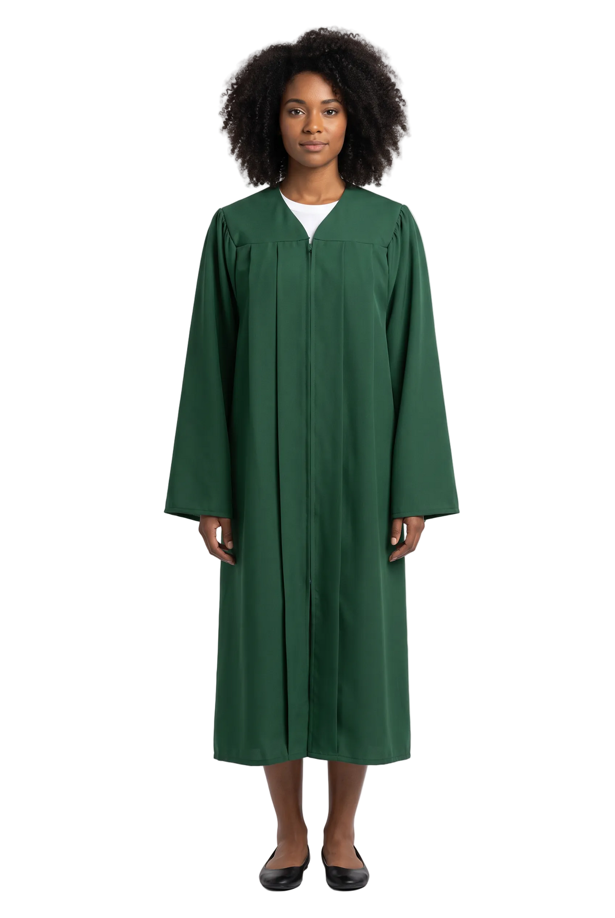 Matte Hunter Choir Robe - Church Choir Robes - ChoirBuy