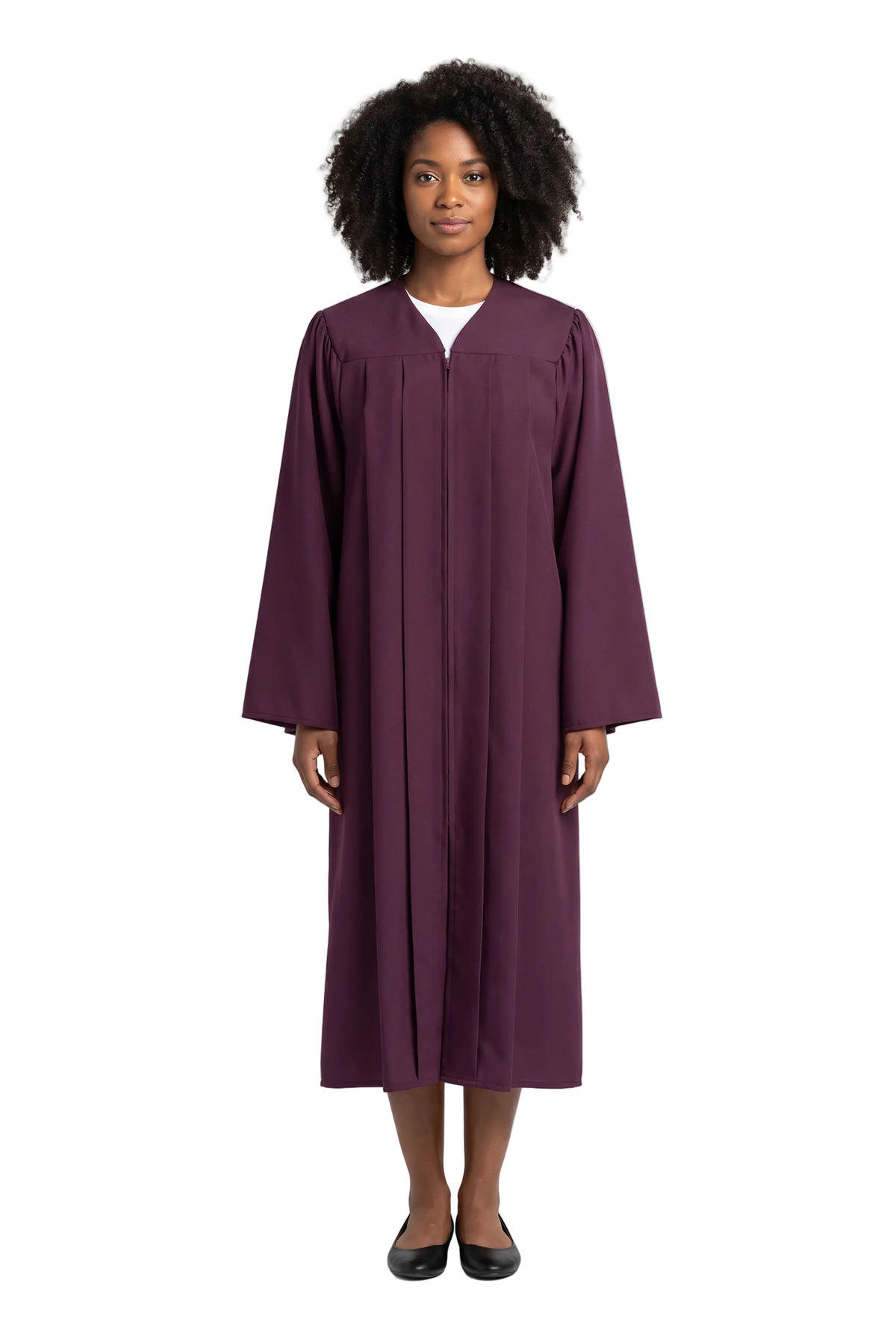 Matte Maroon Choir Robe - Church Choir Robes - ChoirBuy
