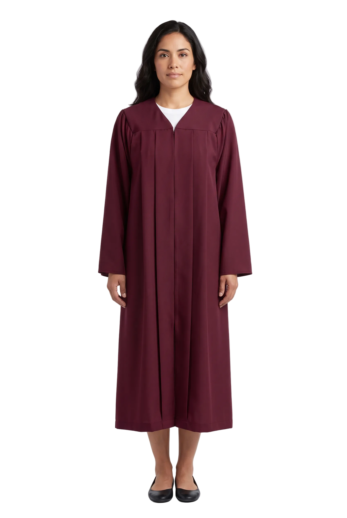 Matte Burgundy Choir Robe - Church Choir Robes - ChoirBuy