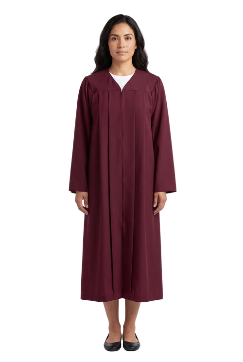 Matte Burgundy Choir Robe