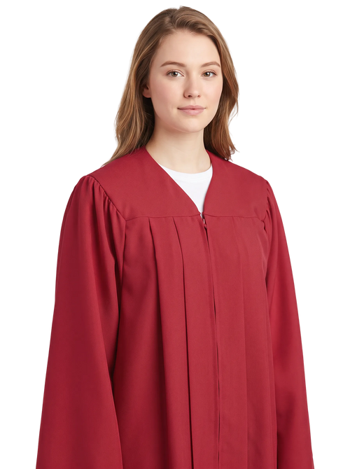 Matte Red Choir Robe - Church Choir Robes - ChoirBuy