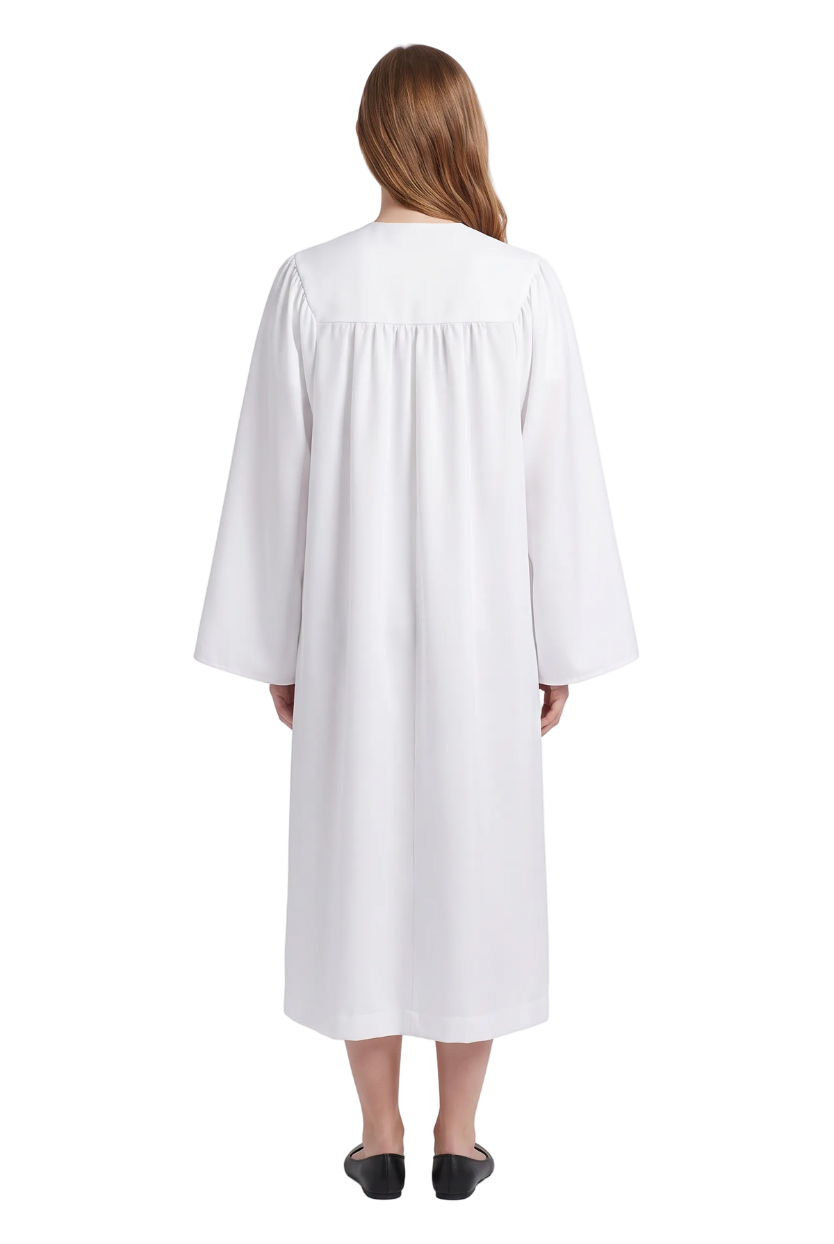 Matte White Choir Robe - Church Choir Robes - ChoirBuy