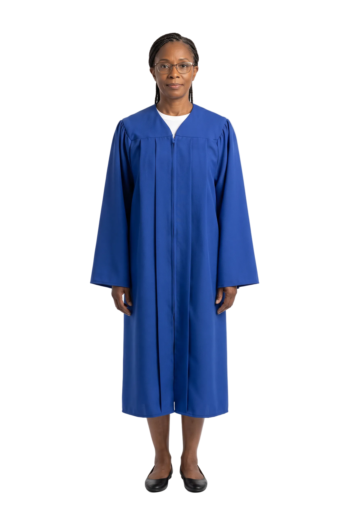 Matte Royal Blue Choir Robe - Church Choir Robes - ChoirBuy