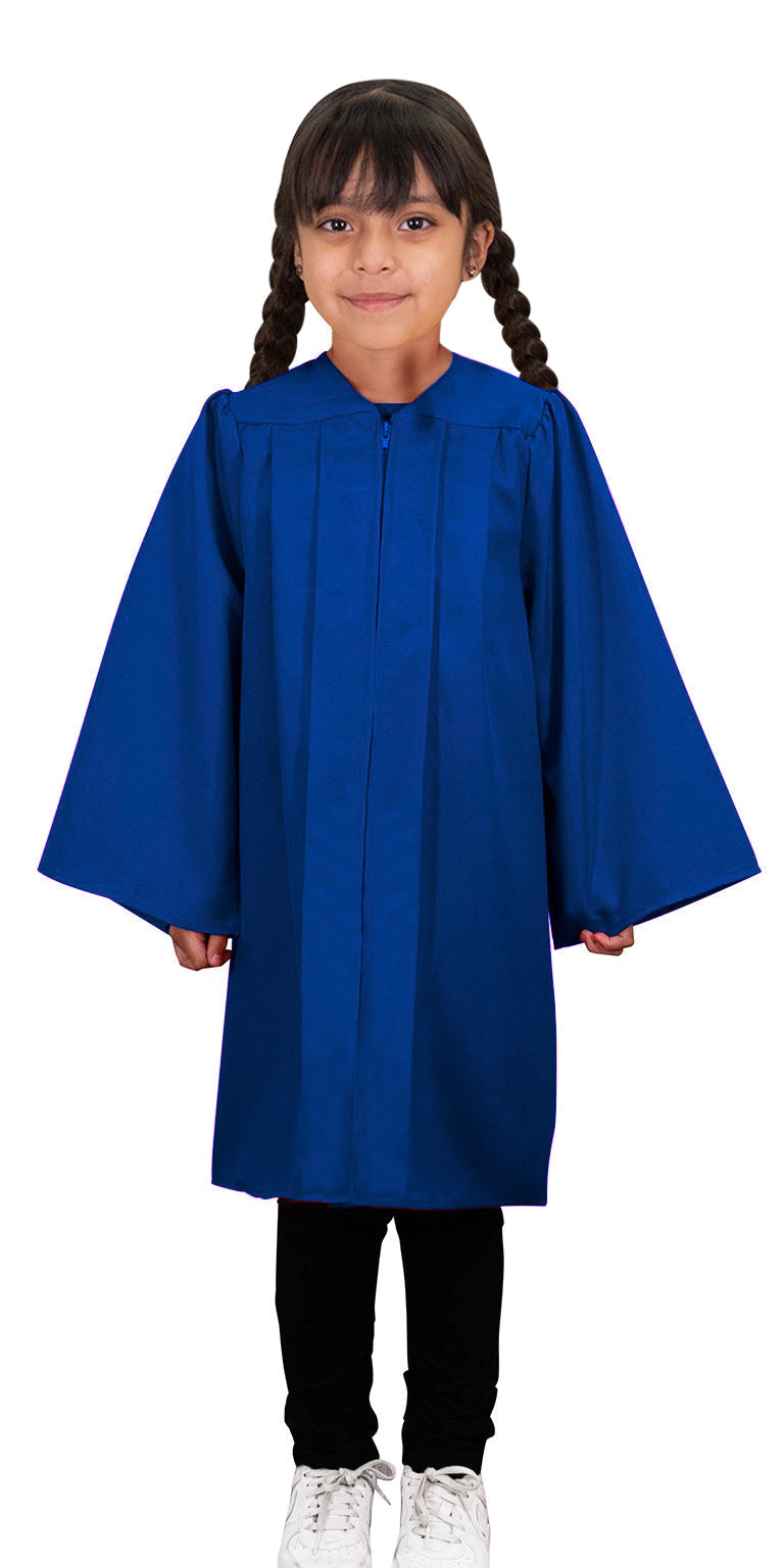 Child's Matte Royal Blue Choir Robe - Church Choir Robes - ChoirBuy