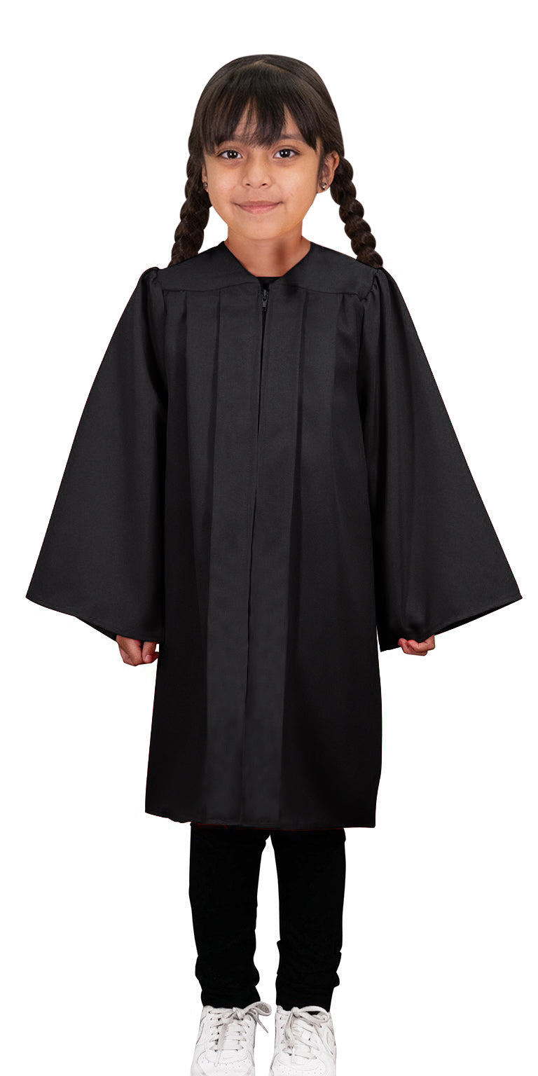 Child's Matte Black Choir Robe - Church Choir Robes - ChoirBuy