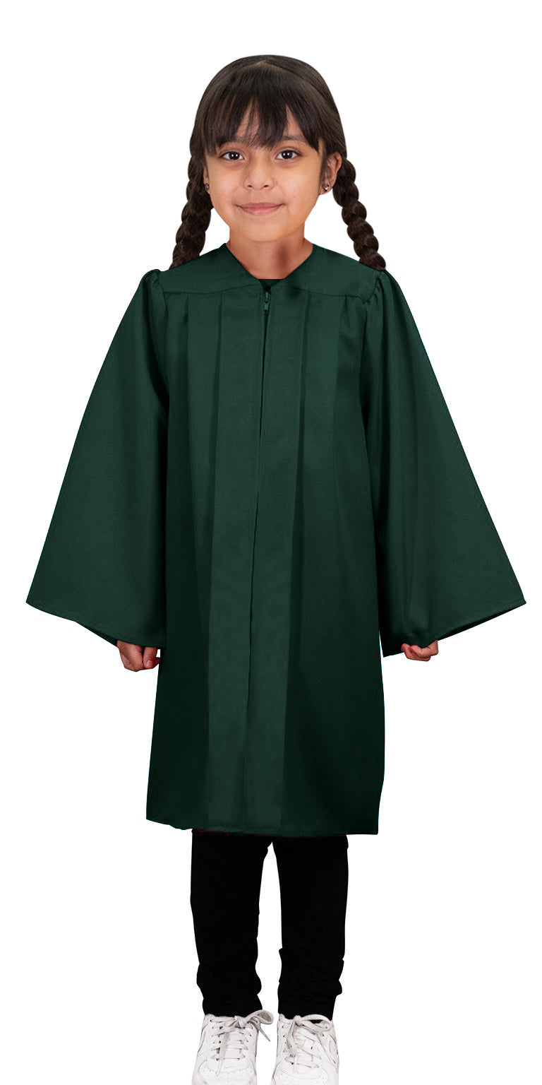 Child's Matte Hunter Choir Robe - Church Choir Robes - ChoirBuy