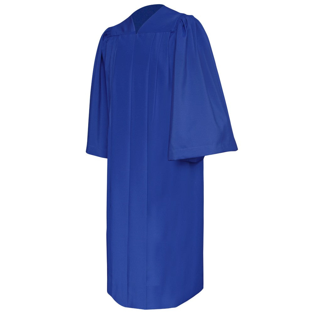 Deluxe Royal Blue Choir Robe - Church Choir Robes - ChoirBuy