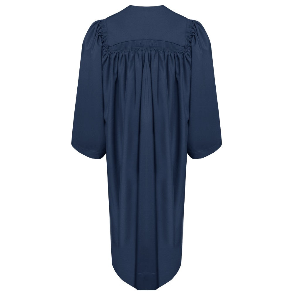 Deluxe Navy Blue Choir Robe - Church Choir Robes - ChoirBuy