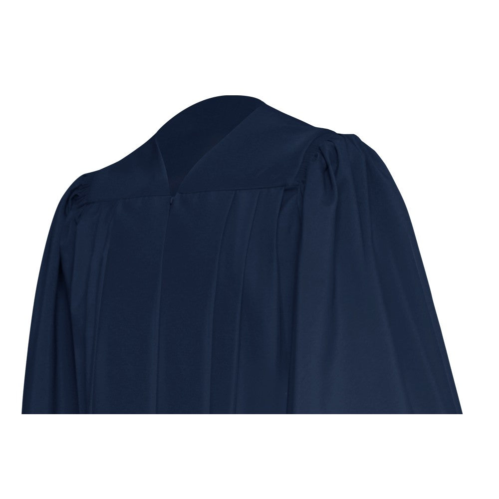 Deluxe Navy Blue Choir Robe - Church Choir Robes - ChoirBuy
