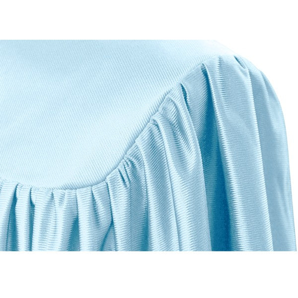 Child's Shiny Light Blue Choir Robe – ChoirBuy