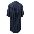 Child's Shiny Navy Blue Choir Robe - Church Choir Robes - ChoirBuy