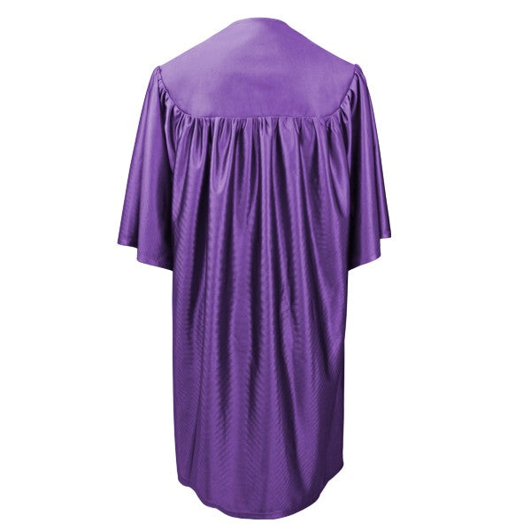 Child's Shiny Purple Choir Robe - Church Choir Robes - ChoirBuy