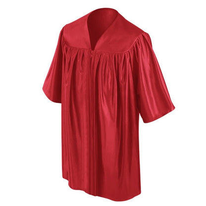 Child's Shiny Red Choir Robe - Church Choir Robes - ChoirBuy