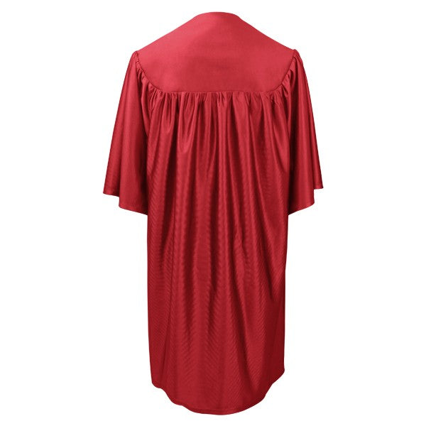 Child's Shiny Red Choir Robe - Church Choir Robes - ChoirBuy