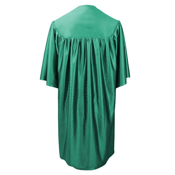 Child's Shiny Emerald Green Choir Robe - Church Choir Robes - ChoirBuy