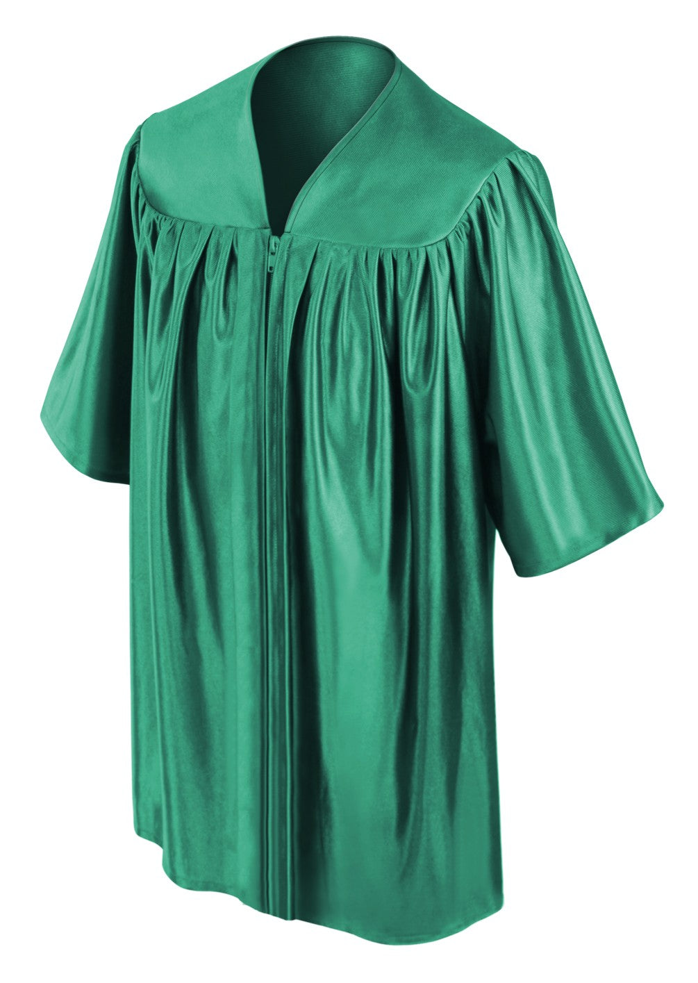 Child's Shiny Emerald Green Choir Robe - Church Choir Robes - ChoirBuy