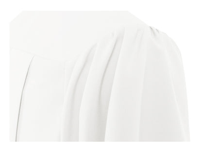 Matte White Choir Robe - Church Choir Robes - ChoirBuy