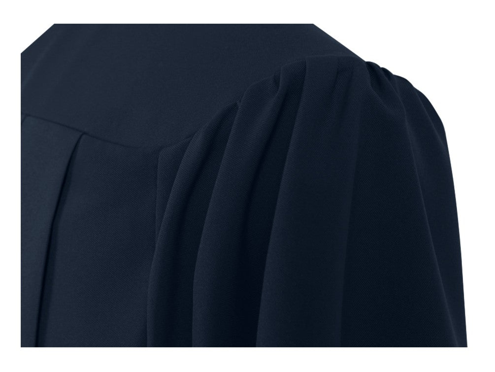 Matte Navy Blue Choir Robe - Church Choir Robes - ChoirBuy