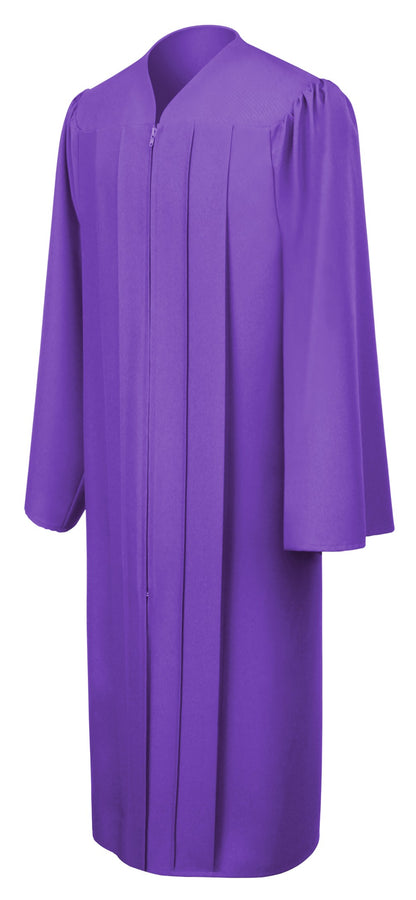 Matte Purple Choir Robe - Church Choir Robes - ChoirBuy
