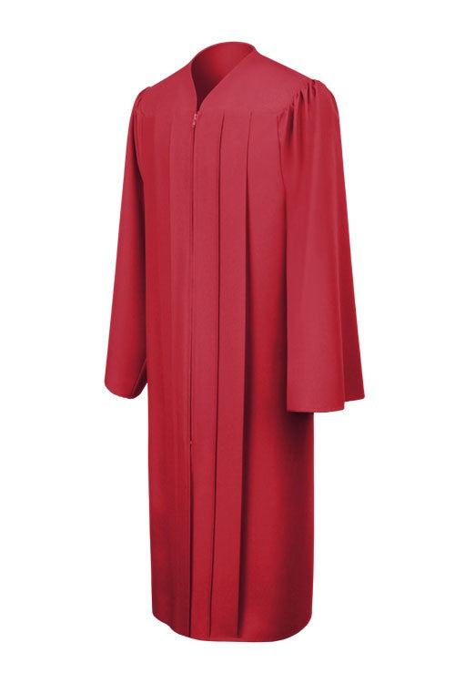 Matte Red Choir Robe - Church Choir Robes - ChoirBuy