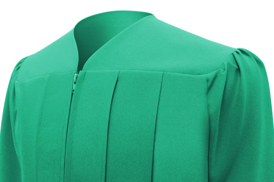 Matte Emerald Green Choir Robe - Church Choir Robes - ChoirBuy