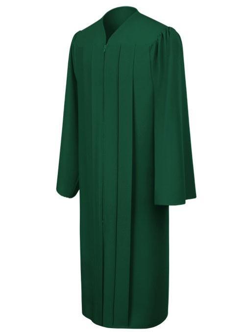Matte Hunter Choir Robe - Church Choir Robes - ChoirBuy
