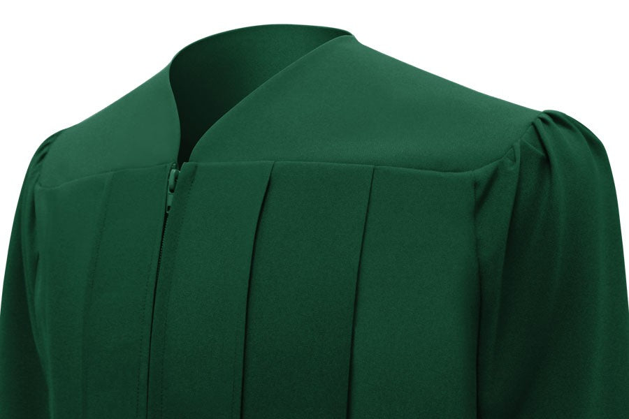 Matte Hunter Choir Robe - Church Choir Robes - ChoirBuy